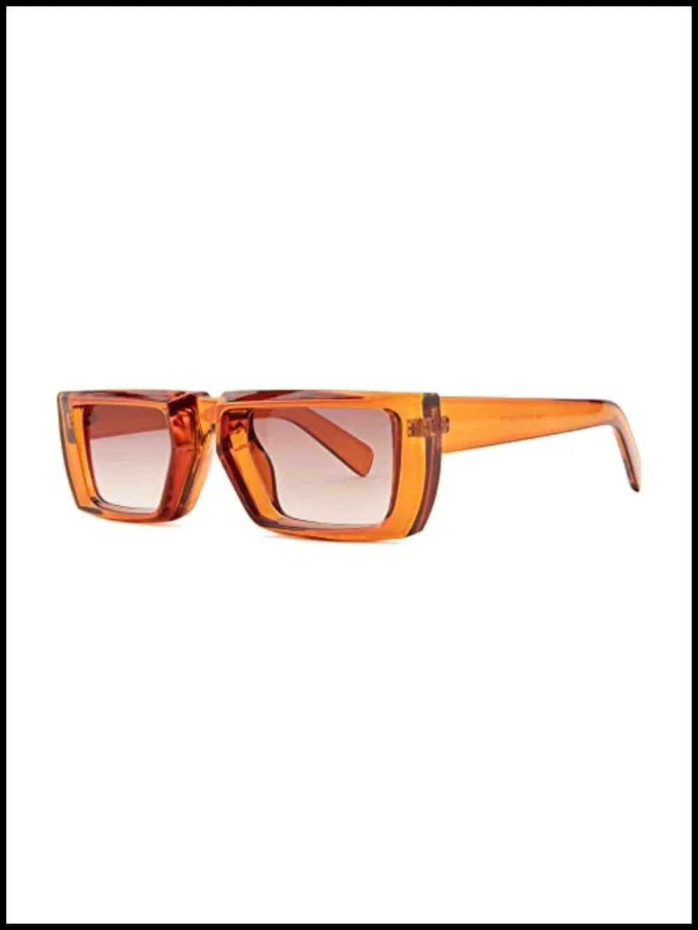 Retro Rectangular Sunglasses with UV400 Protection